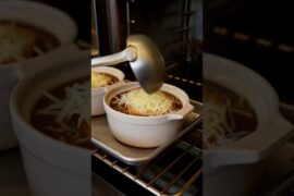 Cooking French Onion soup recipe P1-6