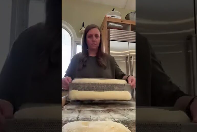 Making French bread for Sunday dinner