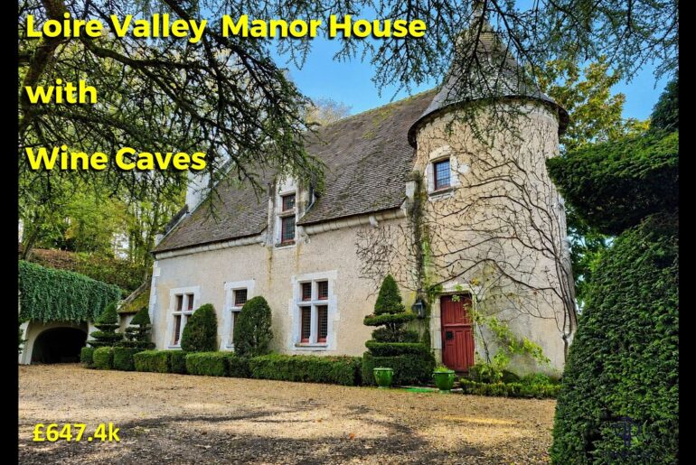 Restored Manor House with Orangery & 14 Wine Caves | Montoire-sur-le-Loir, France