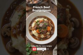 French Beef Bourguignon Recipe | Easy & Cozy Red Wine Beef Stew