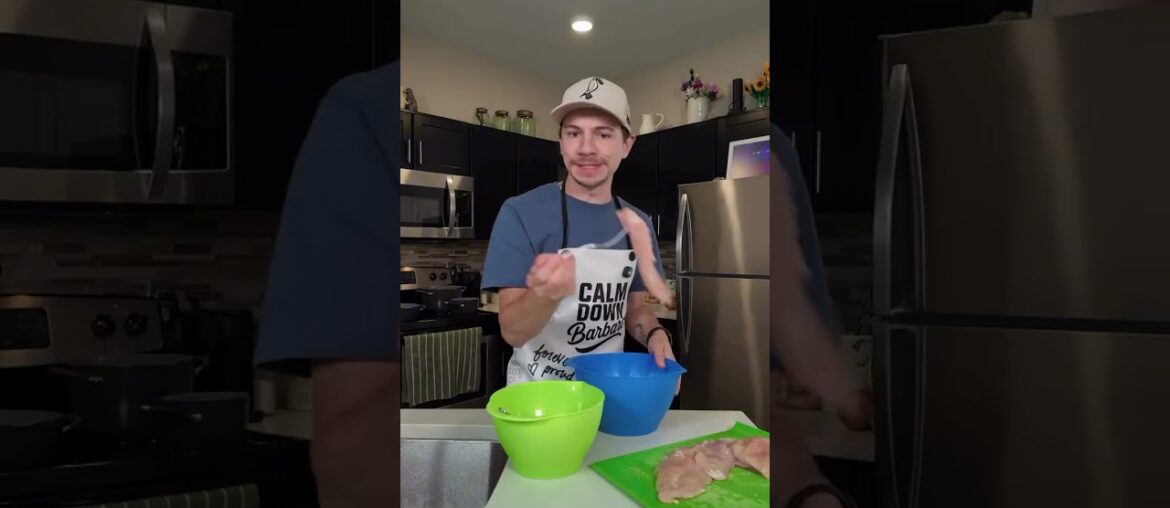 An easy and delicious chicken French recipe! This is by far one of my favorite recipes