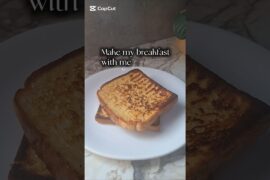 make my breakfast with me french toast recipe #recipe #shorts