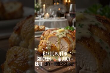 French Garlic Butter Chicken Juicy & Creamy Dinner#shorts #foodshorts #recipe #easyrecipe#ytshorts