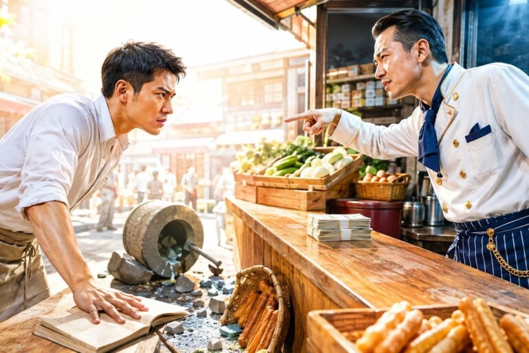 He Smashed My Heirloom Mill & Laughed? My Soy Milk Rules the Block — French Baker Begs to Apprentice
