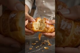 Why Are French Croissants Made Like THIS?! 🇫🇷🥐😳 #shorts #cooking #tasty #french #frenchfood