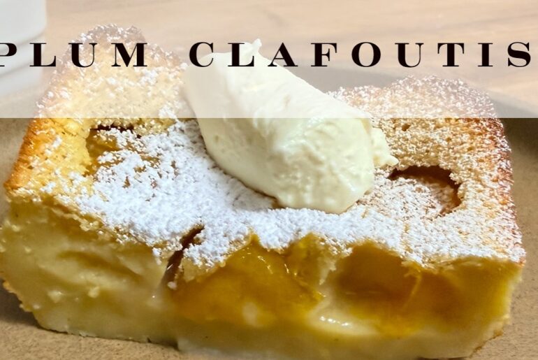 plum clafoutis