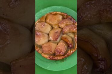 Dutch Oven Tarte Tatin- Bushcraft or Poshcraft? #shorts