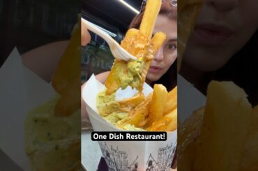Only eating at restaurants with one dish on the menu! #NYCFood #Fries #Eating #Mukbang #Foodie ￼