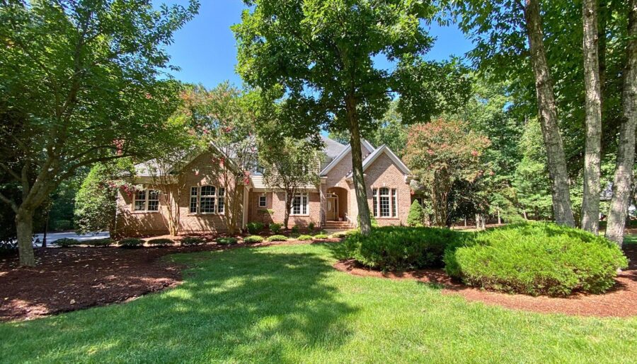Chaming Brick Dream Home at 11612 Longstreet Dr in Gated Golf & Lake Community of Fawn Lake, VA.