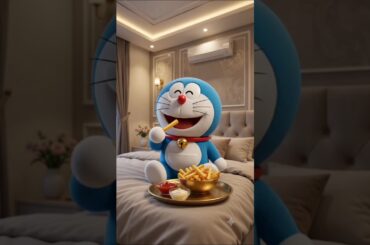 Doraemon Ne Khai french fries 🍟😋#cooikng #food #recipe #daliyvlog #vlogs #shorts #comedy #cooking