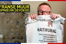 Een oude Franse muur opnieuw voegen met kalk | Onze aanpak