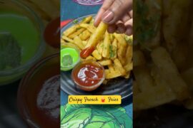 Super Crispy Finger chips at Home!🍟 #shorts #fingerchips #short #fries #shortsfeed #recipe