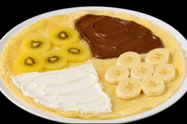 Easy French Crepes – A Simple Sweet Recipe Everyone Will Love! ❤️