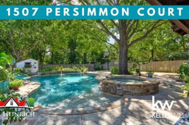 1.5 Story Home with STUNNING .24 Acre Lot with Pool & Spa and NO HOA! 1507 Persimmon Court, Allen TX