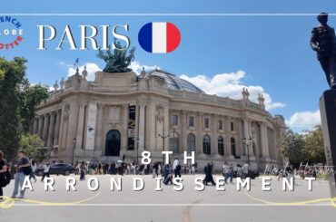 Paris 8th district Summer Walk 🇫🇷 Rue Saint-Honoré ➜Champs-Élysées Gardens ➜Grand/ Petit Palais
