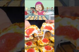 Family Guy's French Bread Cheesy Pizza 🍕 #familyguy #pizza