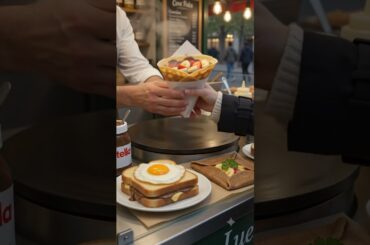 Paris nights, Eiffel lights & the sweetest French bites. Nutella banana crêpes & delicious galettes.