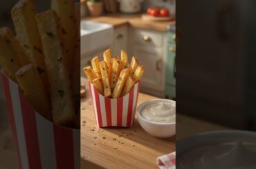 Miniature Peri Peri Masala French Fries | Crispy & Spicy Tiny Fries #shorts #ytshorts #food