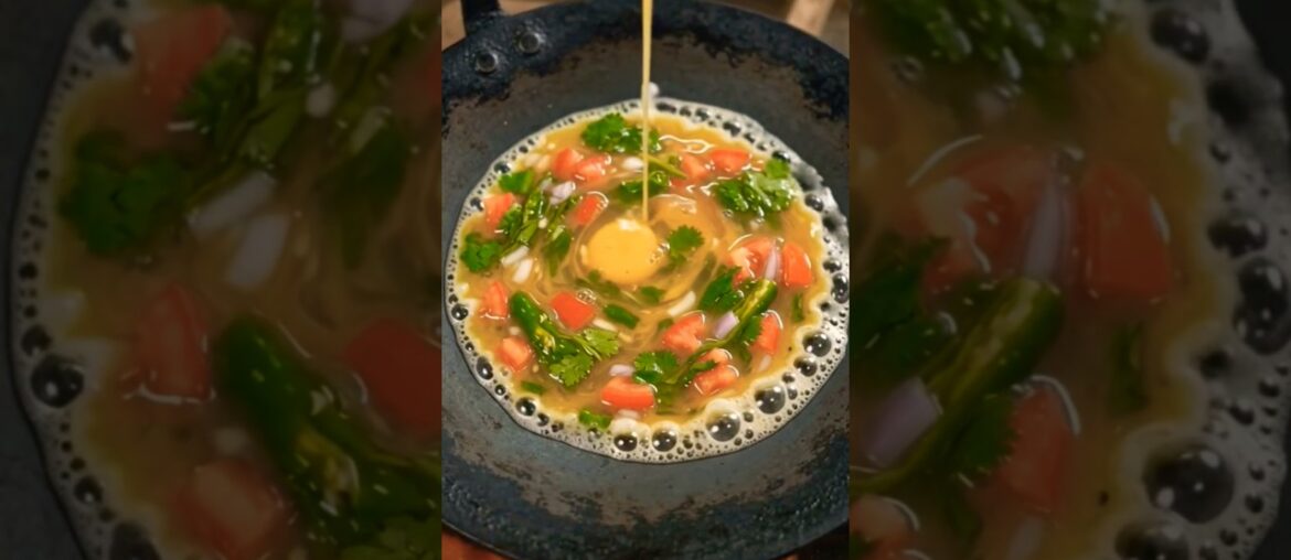 👉 "10₹ का देसी आमलेट 😲 | Chulha Omelette Village Style 🔥"#viral #shorts