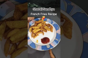 Super Crispy Homemade French Fries Recipe(Day-35/100)#shorts #trending #frenchfries #viral #ytshorts