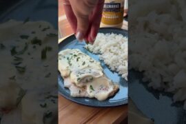 🍗 Cena en 10 minutos: Pollo con Mayo a la Francesa ✨ #recetasfaciles #recetarapida