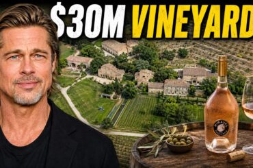 Inside Brad Pitt's Multi Million Dollar Winery Estate