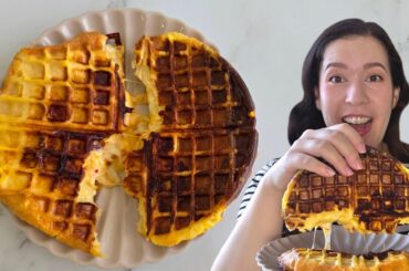 How To Make French Toast Cheese Waffles Recipe