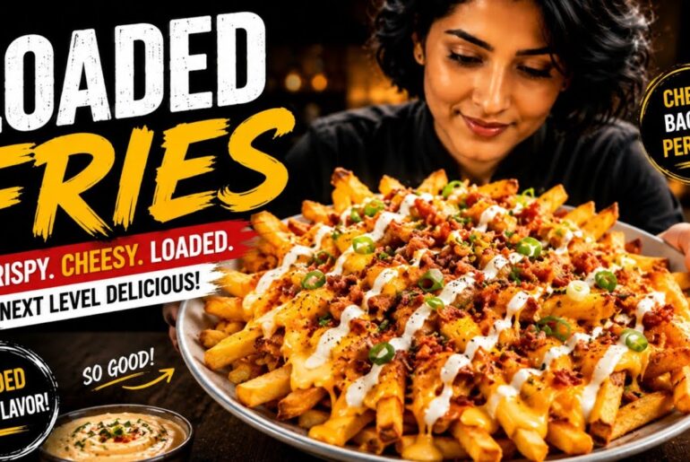 I Made the ULTIMATE Loaded Fries!Crispy, Cheesy, Spicy & Fully Loaded | Better Than Takeout!