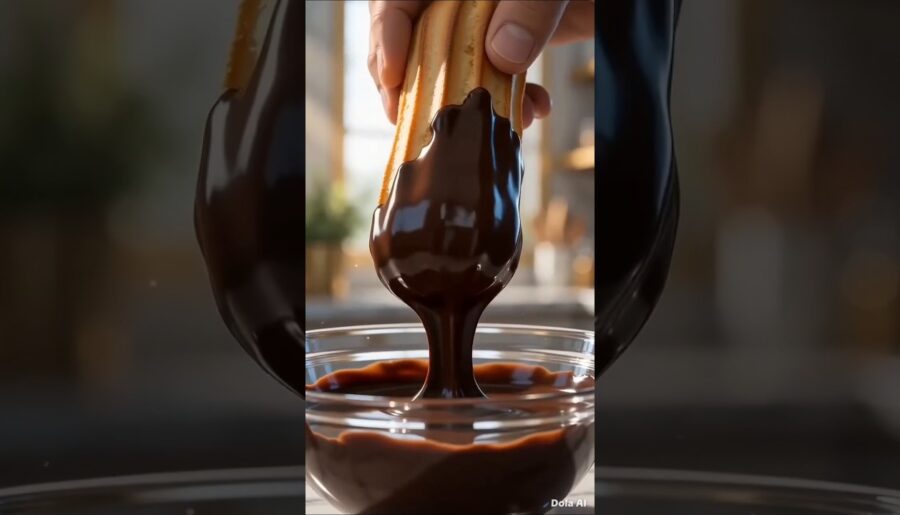 The Ultimate French Chocolate Éclair ASMR 🍫🥖 #Shorts #asmr #cooking #food #animefood #satisfying