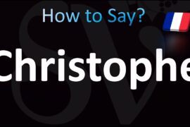 How to Pronounce ''Christophe'' Correctly! (French)