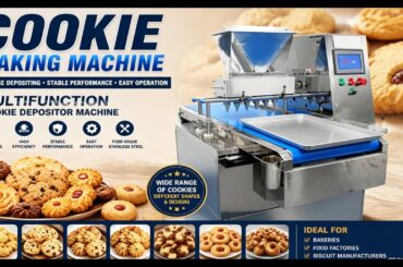 Matcha Cookie Making Machine Coconut Cookie Forming Machine Butter Cookie Production Machine