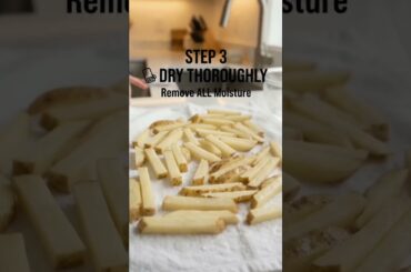 Crispy Truffle Parmesan Fries 🍟✨ Most Satisfying Snack! #shorts #recipe