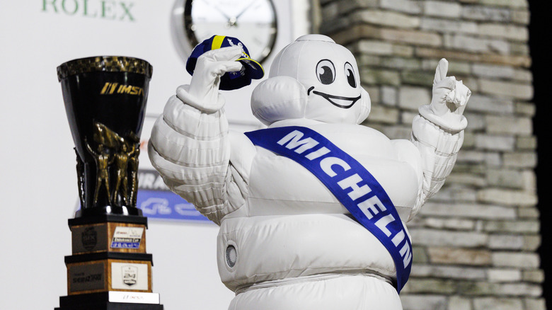 An image of the Michelin Man.
