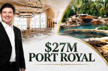 This $27M Naples, Florida Mansion Has a 13-Car Garage & Private Beach!