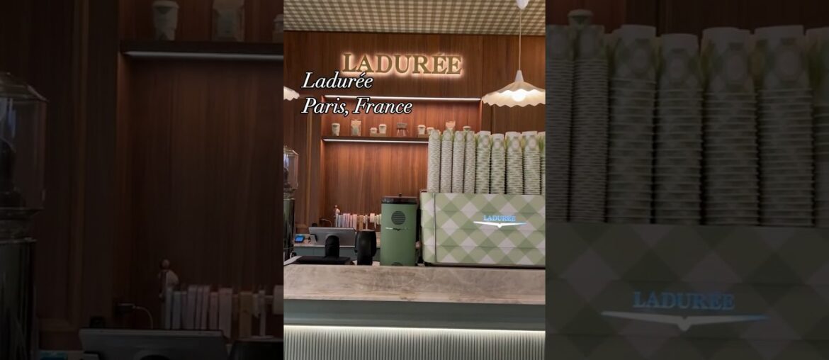 Paris🇫🇷 #popular #travel #laduree #paris #france #food #desert #macarons #cafe #viral