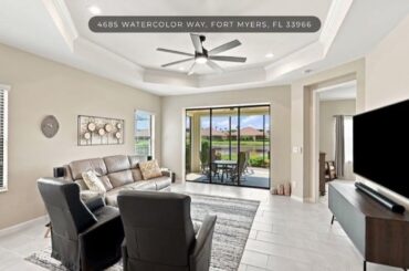 🎵 Lakefront Paradise in Watermark! Fort Myers, FL | 2 Bed + Den, 2 Bath Home Tour