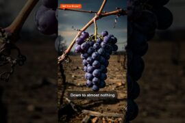 A near-dead wine grape survived on a castle ruin's wall #Shorts