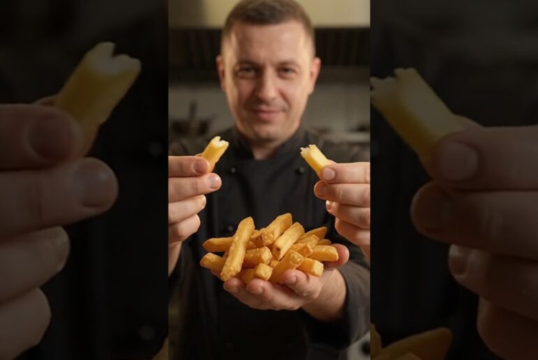 KFC-Style Crispy French Fries 🍟🔥 | Super Crunchy!#shorts