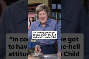 The original queen of TV cooking was never afraid to fail. #JuliaChild #PBS #inspo #shorts
