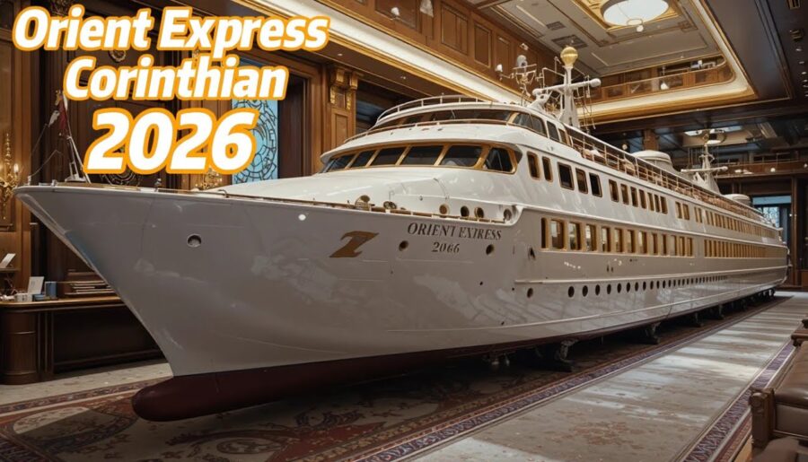 Orient Express Corinthian 2026 : The world’s Largest Luxury Sailing Yacht!