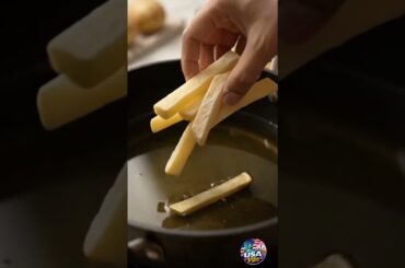 Crispy Homemade French Fries 🍟 Easy & Delicious Recipe #FrenchFries #Fries#FoodTok#Foodie #Homemade