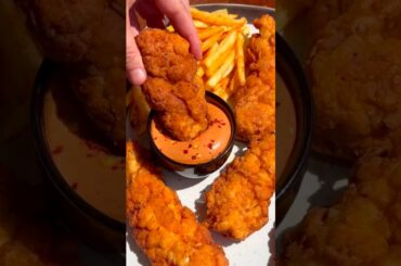 🍗🔥 Crispy Chicken Tenders & French Fries🍟|Better Then Fast Food! | Munawer's Healthy KItchen