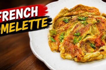 French Omelette Recipe | Soft Aur Fluffy Omelette l how to make french egg omelet By Food Cornerr l