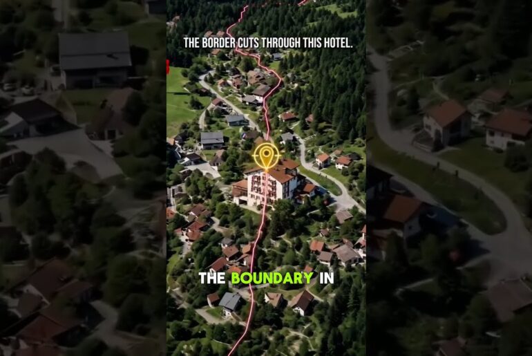 France and Switzerland Split this Hotel