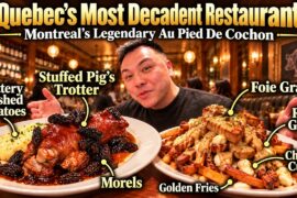 30,000 Calorie Feast in Montreal!  Canada's Legendary Quebecois Restaurant!