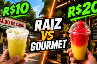 RAIZ vs GOURMET: qual CALDO DE CANA dá MAIS DINHEIRO? [Análise Sincera]