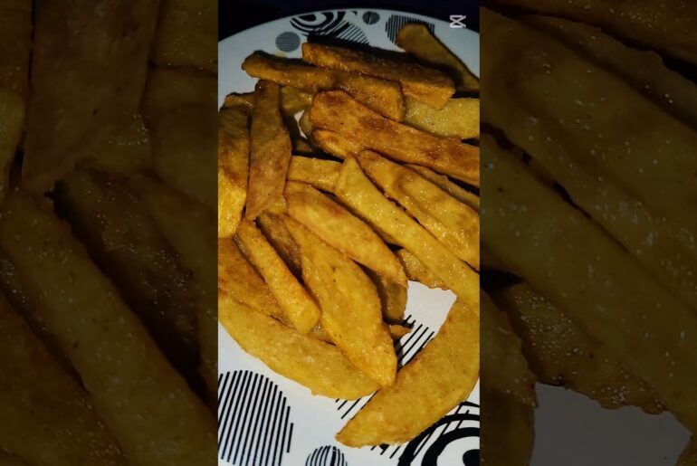 Crispy Potato Fingers Recipe | Homemade French Fries #shorts #viralvideo #foryou #food #cookingvideo