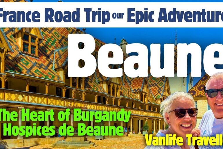 Beaune, crown jewel of the Burgundy wine region, French Road Trip #france #beaune #vanlife