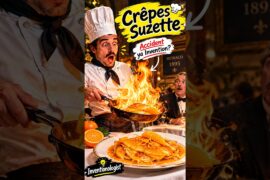 Crêpes Suzette: Jab Dessert Mein Aag Lag Gayi! 🔥 #youtubeshorts