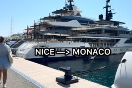 We took a helicopter to Monaco...